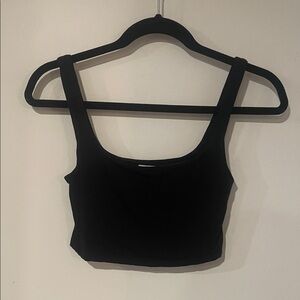 Wilfred Black Crop Top Sz S